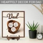 Custom Wooden Sign for Baseball Dad Gifts
