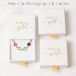 Personalized Birthstone Necklace for Moms and Grandmas