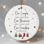 Best Friend Christmas Ornament – Double-Sided Keepsake