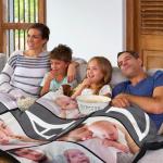Custom Photo Blanket for Dad - Perfect Gift
