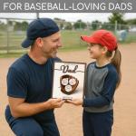 Custom Wooden Sign for Baseball Dad Gifts