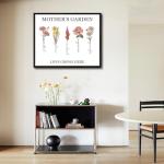 Personalized Birth Month Flower Canvas for Mom