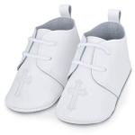 Personalized Leather Baby Shoes for Christening