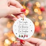 Best Friend Christmas Ornament – Double-Sided Keepsake