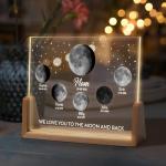 Personalized Moon Phase Night Light for Mom