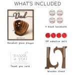 Custom Wooden Sign for Baseball Dad Gifts