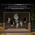 Personalized Moon Phase Night Light for Mom