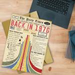 Funny 50th Birthday Card for Him and Her