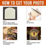 Personalized Dog Memorial Photo Frame Ornament