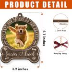 Personalized Dog Memorial Photo Frame Ornament