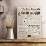 Unique Jumbo 30th Birthday Card for Him or Her