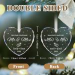 Personalized Wedding Ornament for Couples 2025
