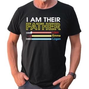 Custom "I Am Your Father" T-Shirt for Dad