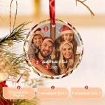 Personalized Family Photo Christmas Ornaments 2025