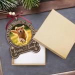 Personalized Dog Memorial Photo Frame Ornament