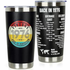 Personalized 50th Birthday Tumbler Gift for Him/Her