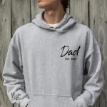 Personalized Dad Hoodies with Kids' Names