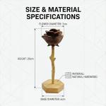 Personalized Wooden Rose Keepsake for Mom & Grandma