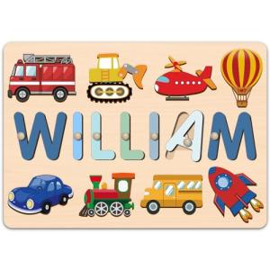 Personalized Name Puzzle for Kids - 1st Birthday