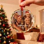 Personalized Family Photo Christmas Ornaments 2025