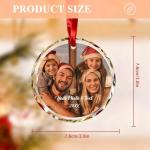 Personalized Family Photo Christmas Ornaments 2025