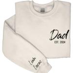 Personalized Dad Hoodies with Kids' Names