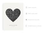 Custom Heart Map Poster - Perfect Personalized Gift