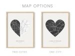 Custom Heart Map Poster - Perfect Personalized Gift