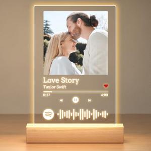 Personalized Spotify Song Plaque Photo Frame