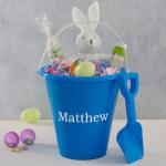 Personalized Blue Easter Sand Pail & Shovel Set
