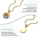 Custom Picture Necklace with Gold Cuban Chain