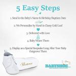 Personalized Leather Baby Shoes for Christening