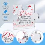 Personalized Engraved Acrylic Plaque for Dad