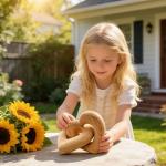 Personalized Wooden Heart Sculpture for Couples