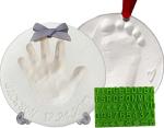 Baby Handprint and Footprint Keepsake Ornament Kit