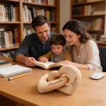 Personalized Wooden Heart Sculpture for Couples