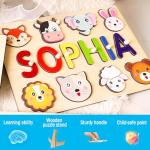 Personalized Name Puzzle for Kids - 1st Birthday