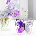 Engraved Butterfly Plaque Gift for Daughter-in-Law