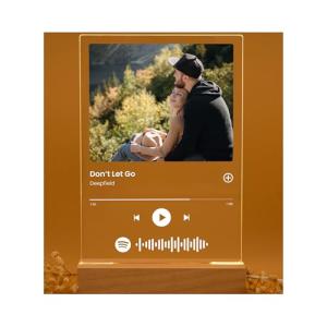 Personalized Acrylic Music Plaque for Loved Ones