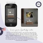 Personalized Acrylic Music Plaque for Loved Ones