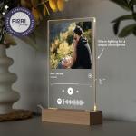 Personalized Acrylic Music Plaque for Loved Ones