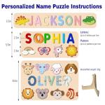 Personalized Name Puzzle for Kids - 1st Birthday