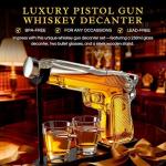 Whiskey Decanter Set with Bullet Glasses