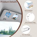 Personalized Car Photo Holder for Him – 2 Pack