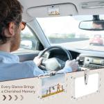 Personalized Car Photo Holder for Him – 2 Pack