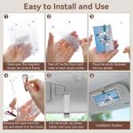 Personalized Car Photo Holder for Him – 2 Pack