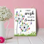 Personalized Dandelion Fingerprint Art for Grandma