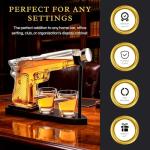 Whiskey Decanter Set with Bullet Glasses