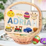 Personalized Name Puzzle for Kids - 1st Birthday