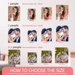 UPMALL Custom Diamond Art Painting Kits for Adults - Personalized Diamond Art Photo Full Drill, Custom Your Own Picture - 5D Diamond Art Painting Kits for Home Decor 11.8x19.6in/30x50cm